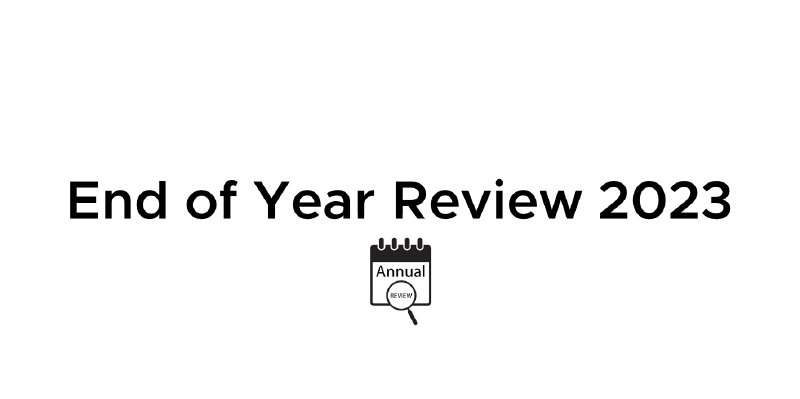 Featured image of post End of Year Review - 2023